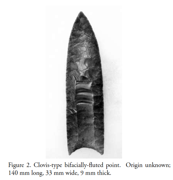 Clovis fluted point