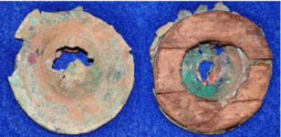 Two earspools above were found in April 2000 