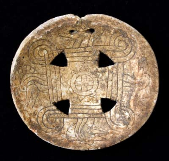 The Wickliffe Cox Mound Shell Gorget