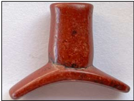 A Catlinite Hopewell Platform Pipe